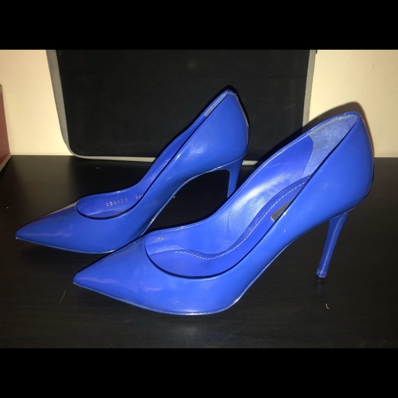 dolce gabbana blue shoes